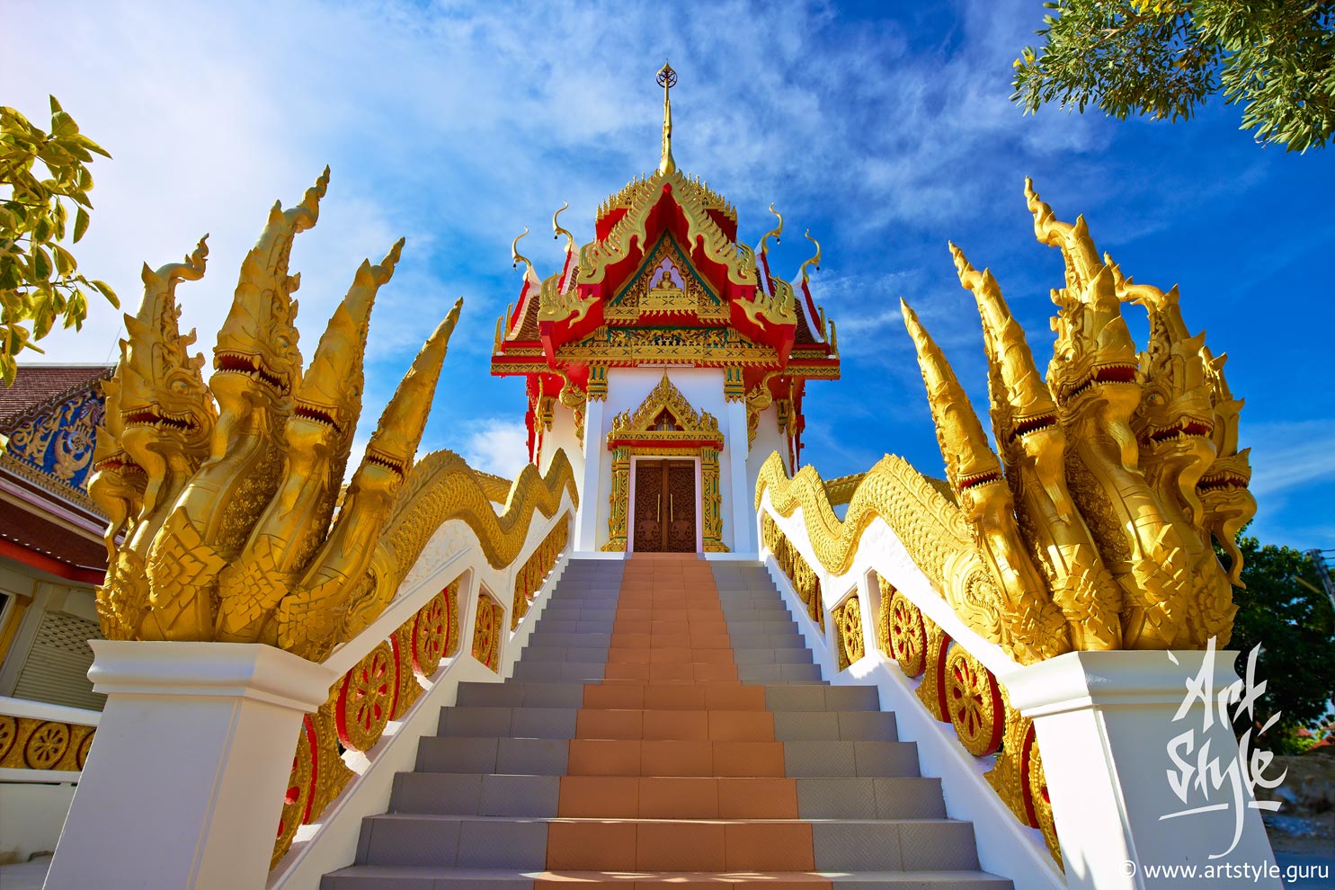Sanctuary of Wat Nong Yai, Pattaya, Thailand.