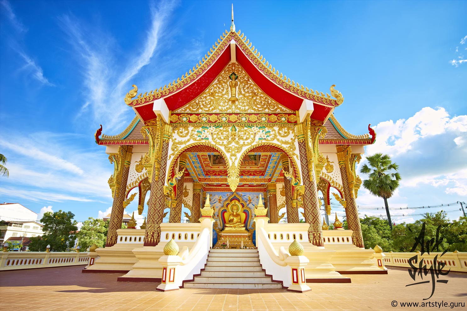 Chapel of the Wat That Foon, Vientiane, Laos.