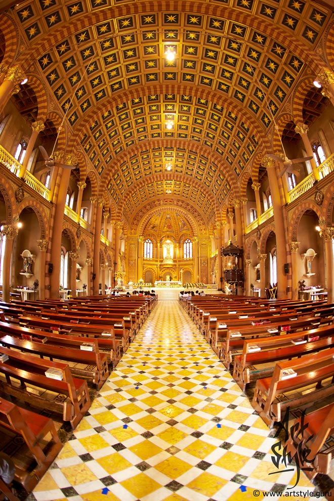 The Assumption Cathedral, Bangkok, Thailand.