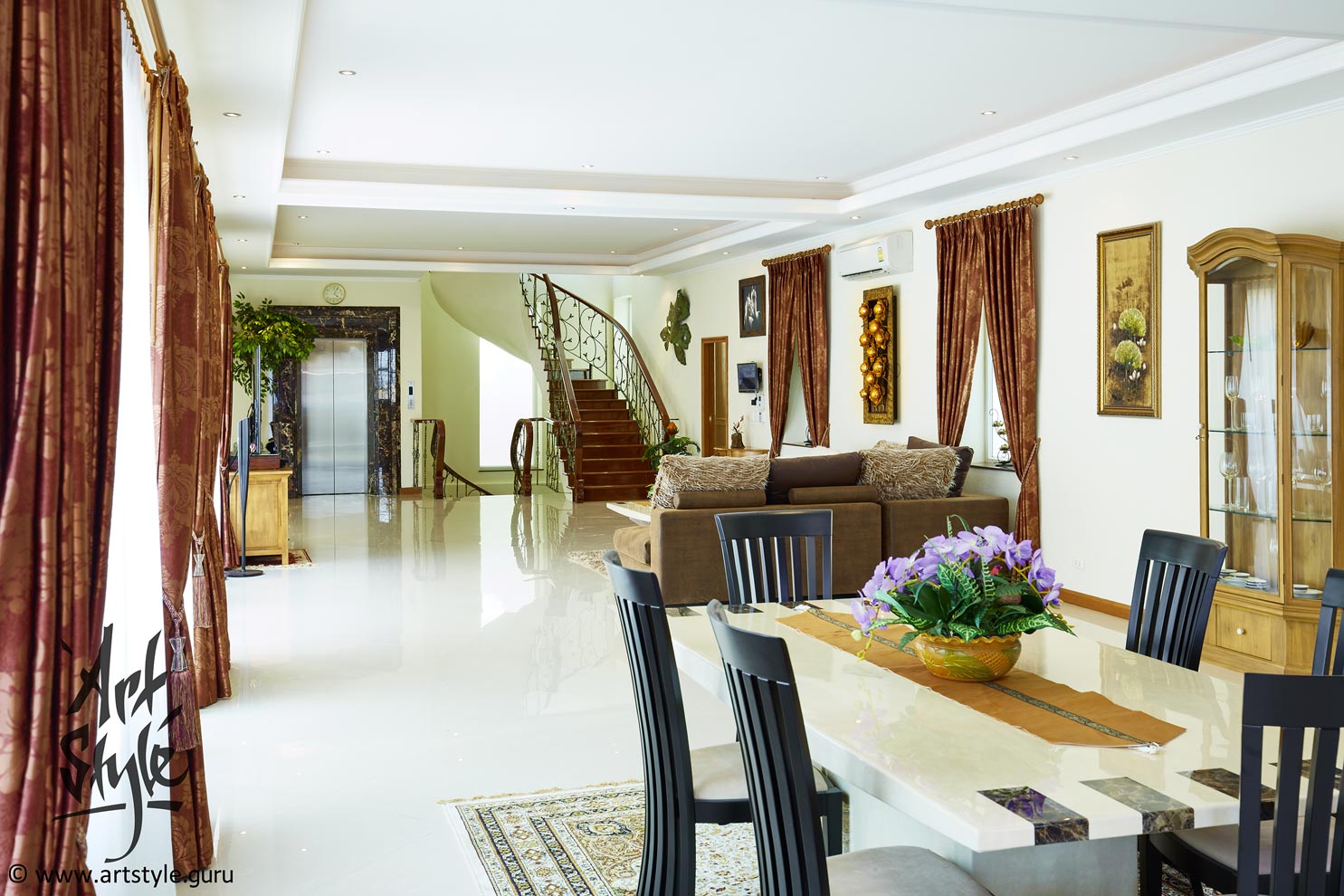 Example of interior shooting (private villa)
