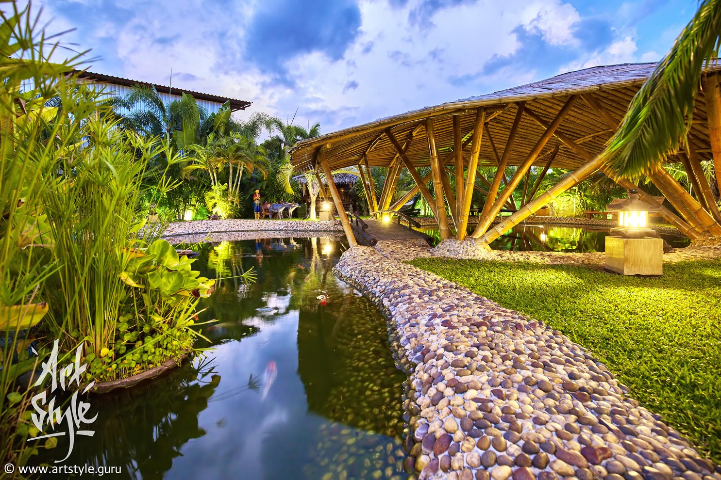 Example of exterior shooting (private villa)