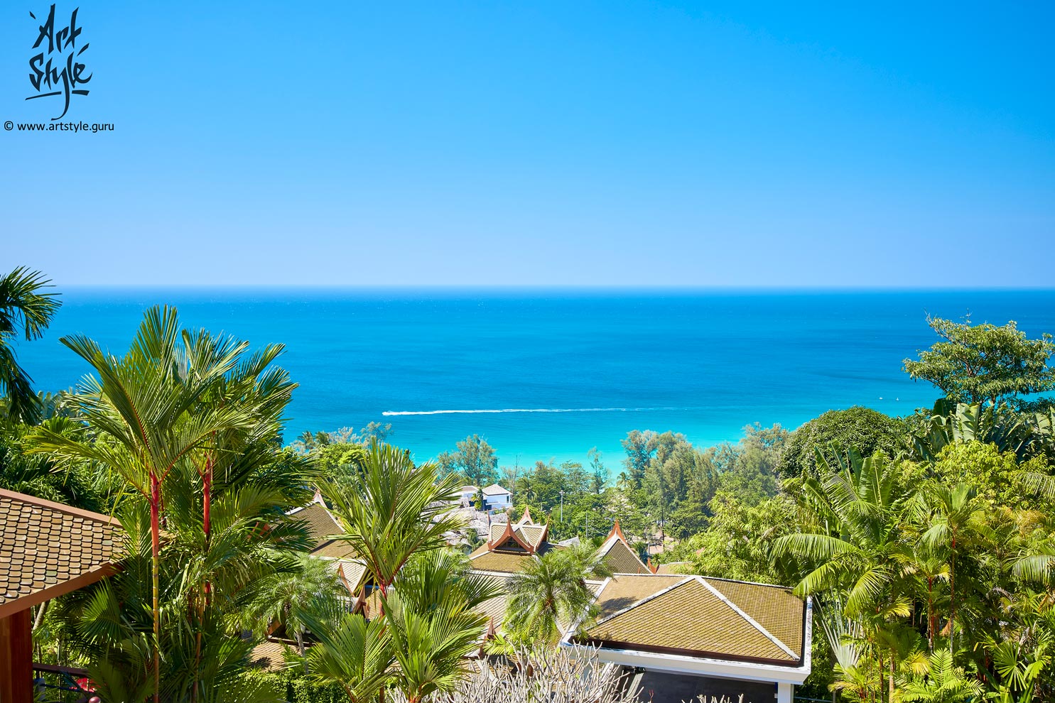 Example of exterior shooting (private villa)