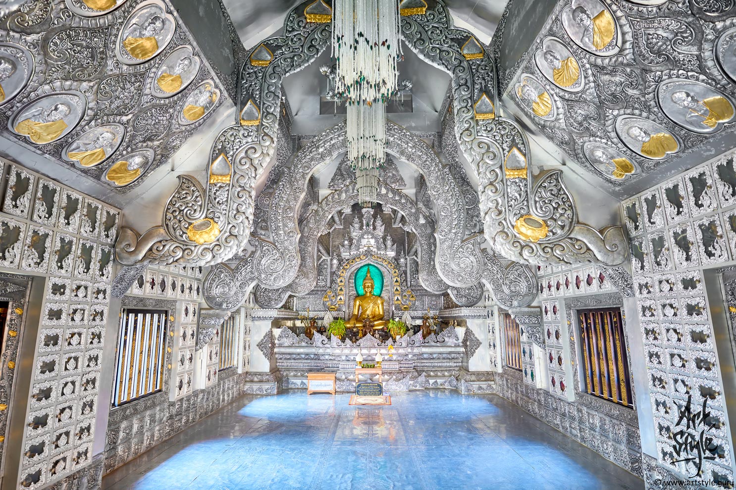 Silver Temple (Wat Sri Suphan), Chiang Mai, Thailand.