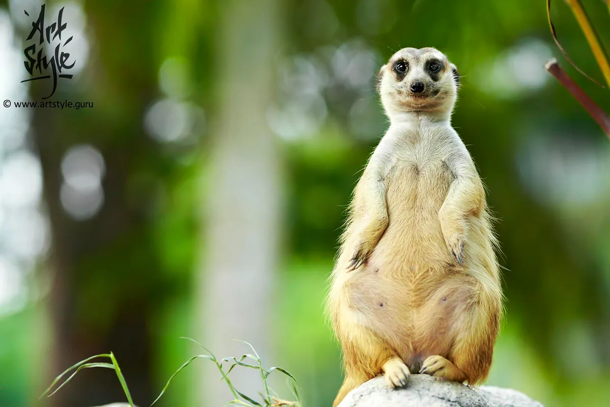 Slender-Tailed Meerkat or Suricate