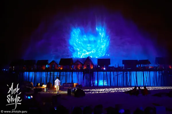 Show at Sentosa island, Singapore.