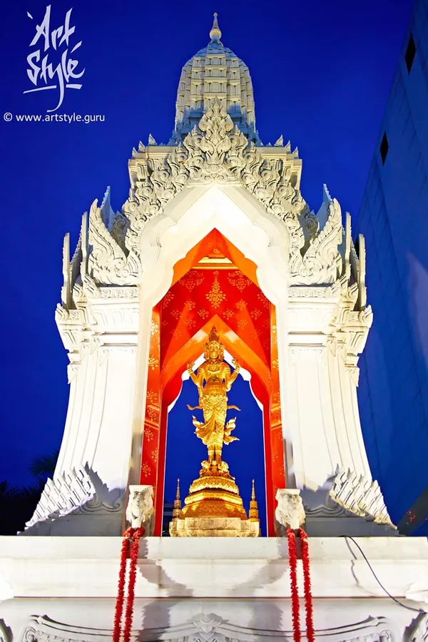 Trimurti shrine, Bangkok, Thailand.
