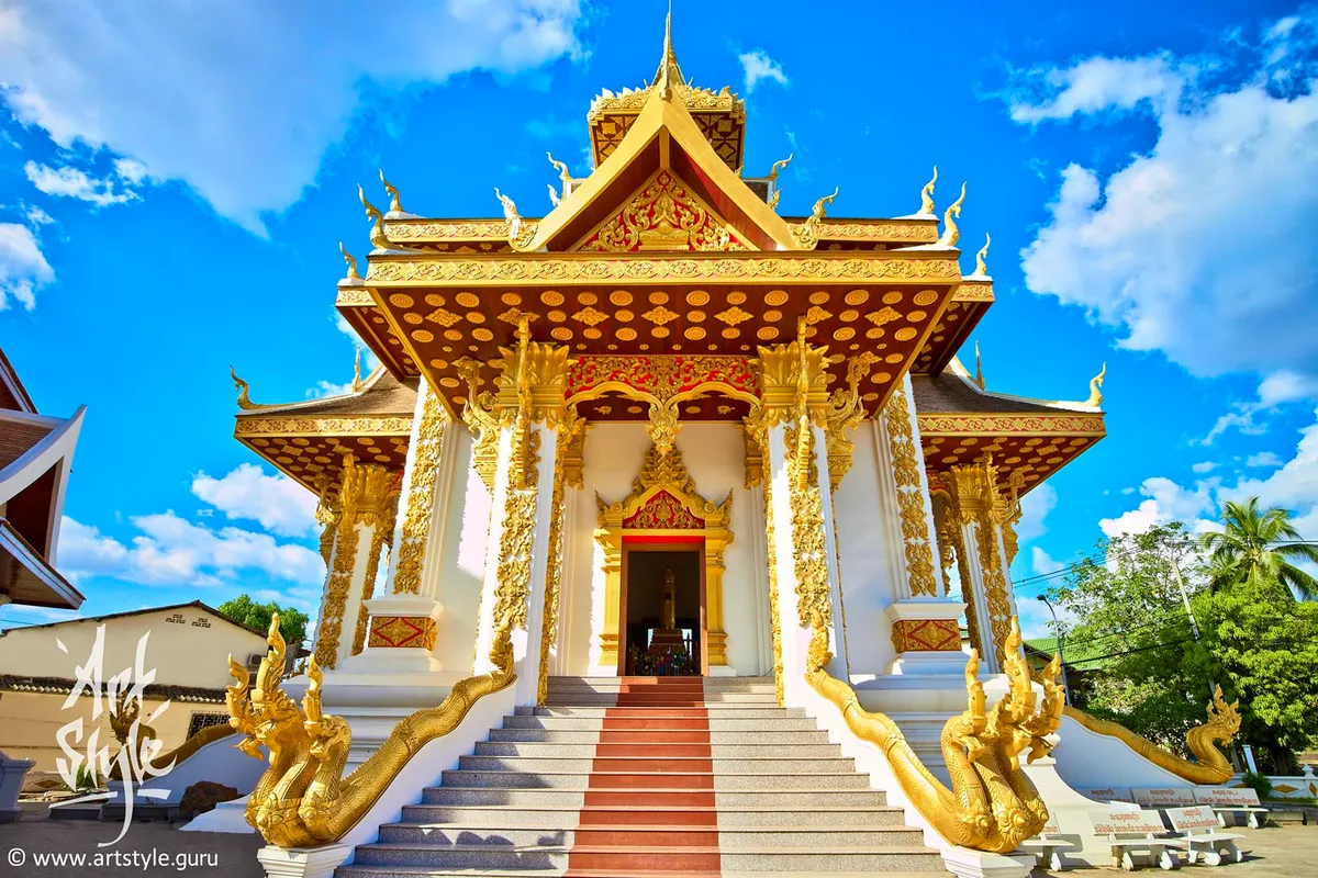 City Pillar Shrine, Vientiane, Laos.