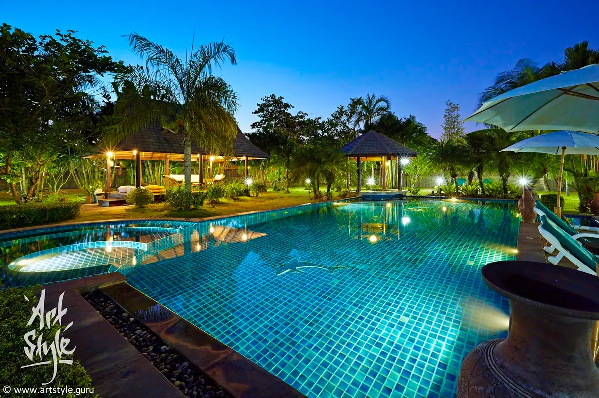 Example of exterior shooting (private villa)