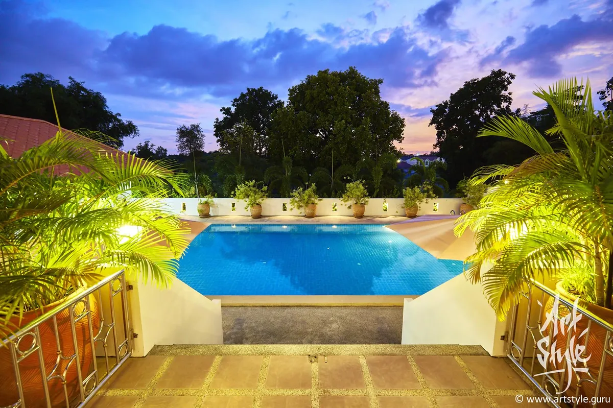 Example of exterior shooting (private villa)