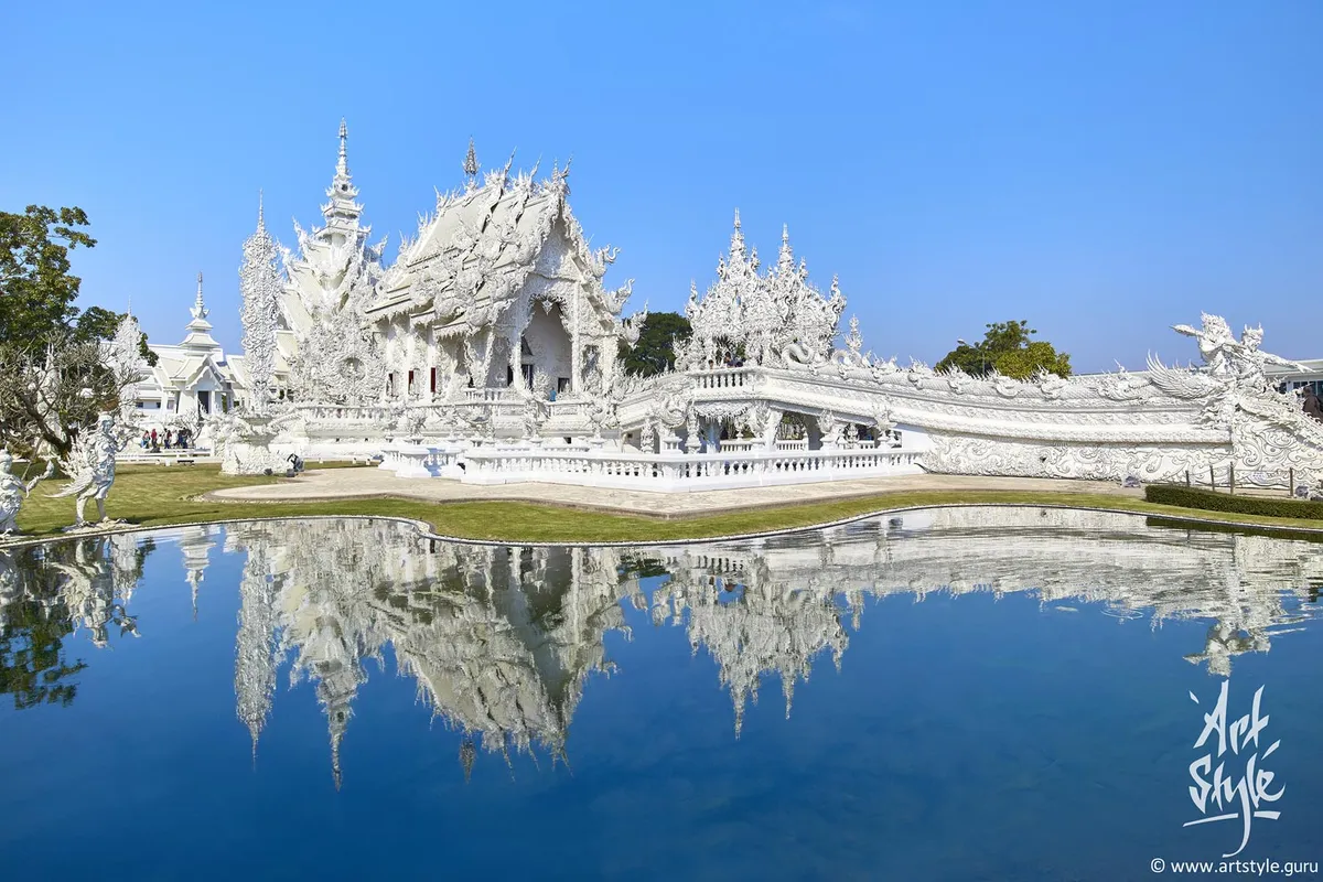 White Temple (Wat Rong Khun), Chiang Rai, Thailand.