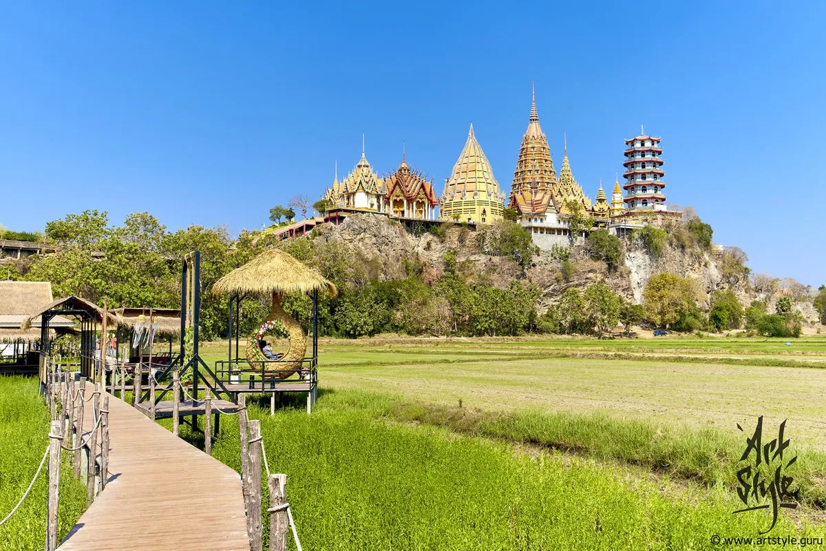 Wat Tham Sua and Wat Tham Khao Noi, Kanchanaburi, Thailand.