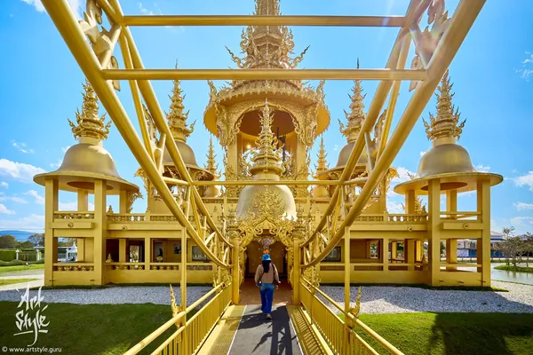 Ganesha Exhibition Hall, White Temple (Wat Rong Khun), Chiang Rai, Thailand.