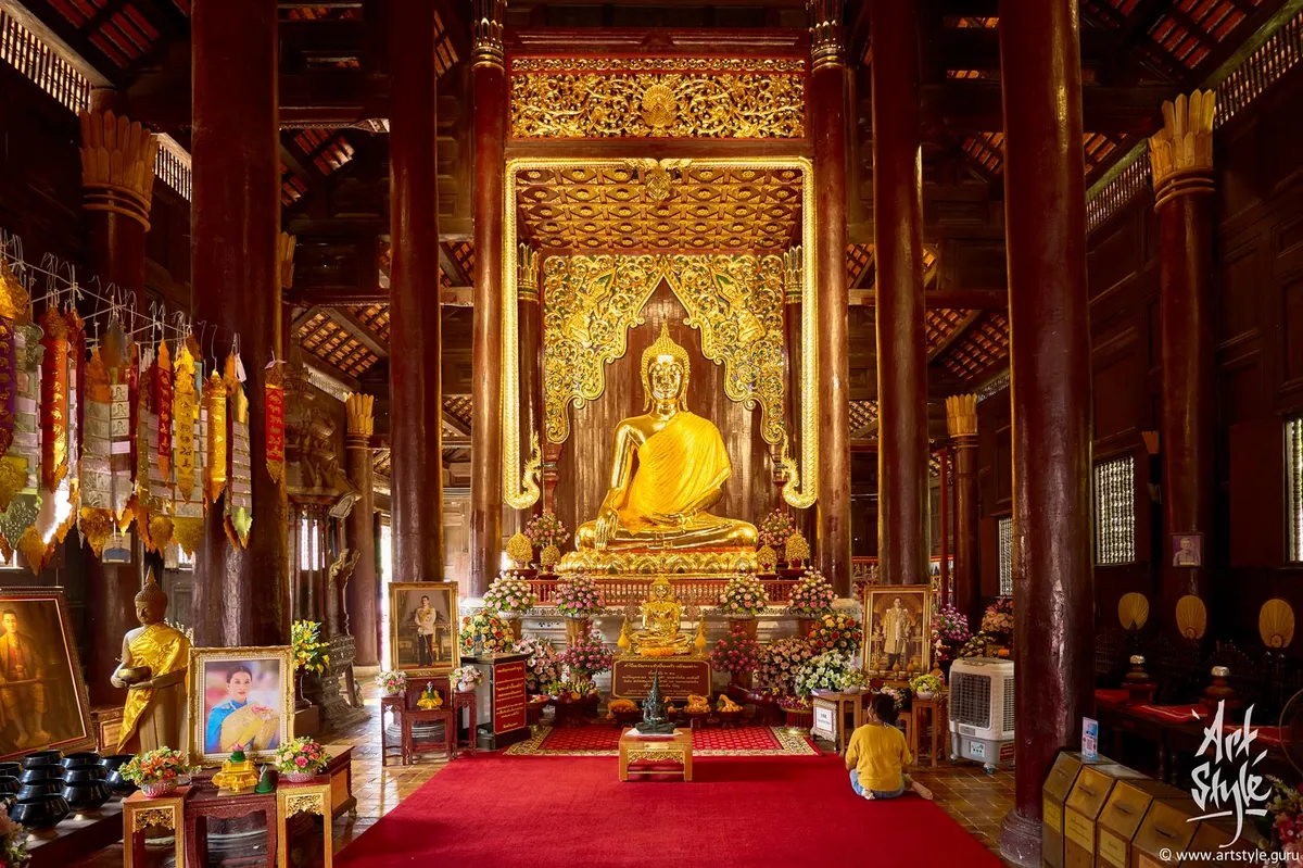 Wat Phantao, Chiang Mai, Thailand.