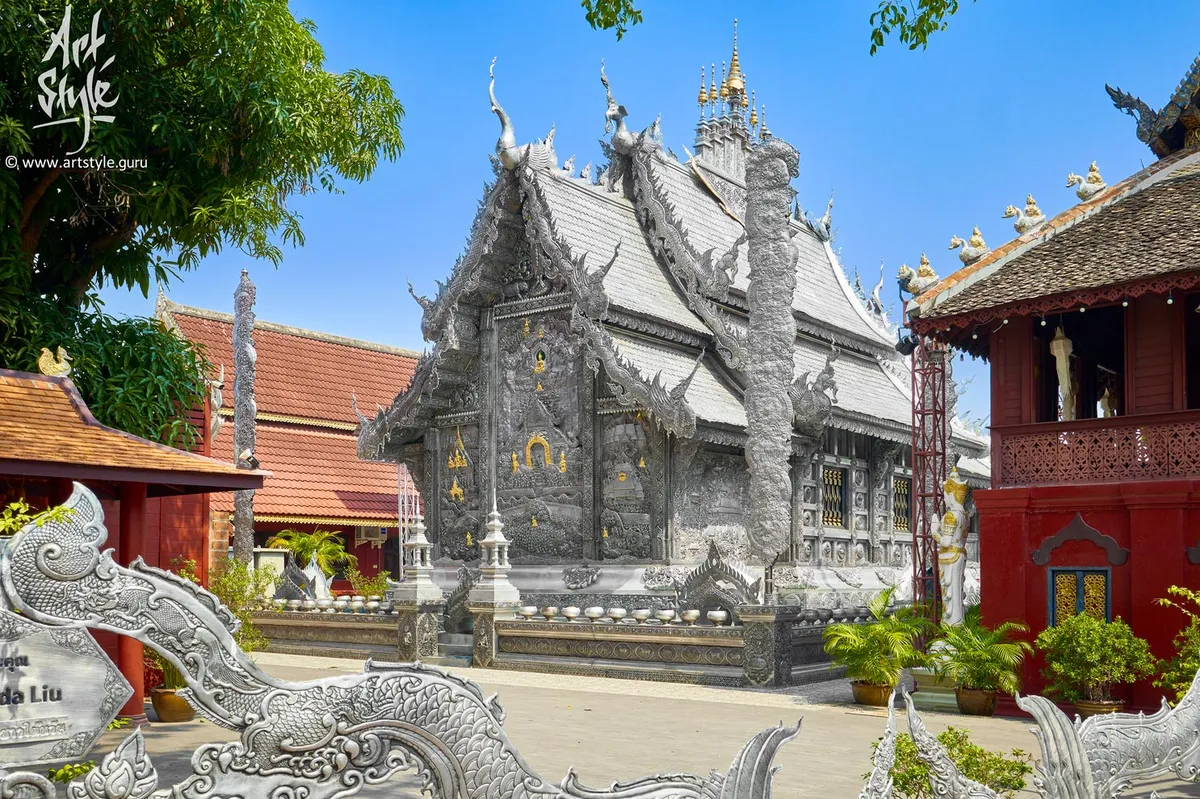 Silver Temple (Wat Sri Suphan), Chiang Mai, Thailand.