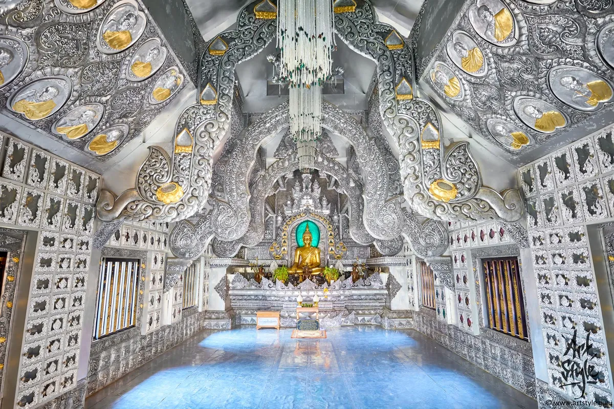 Silver Temple (Wat Sri Suphan), Chiang Mai, Thailand.