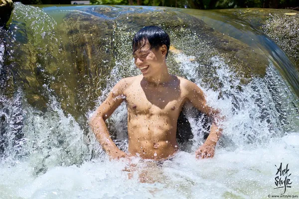 Waterfall in Chet Sao Noi National Park.