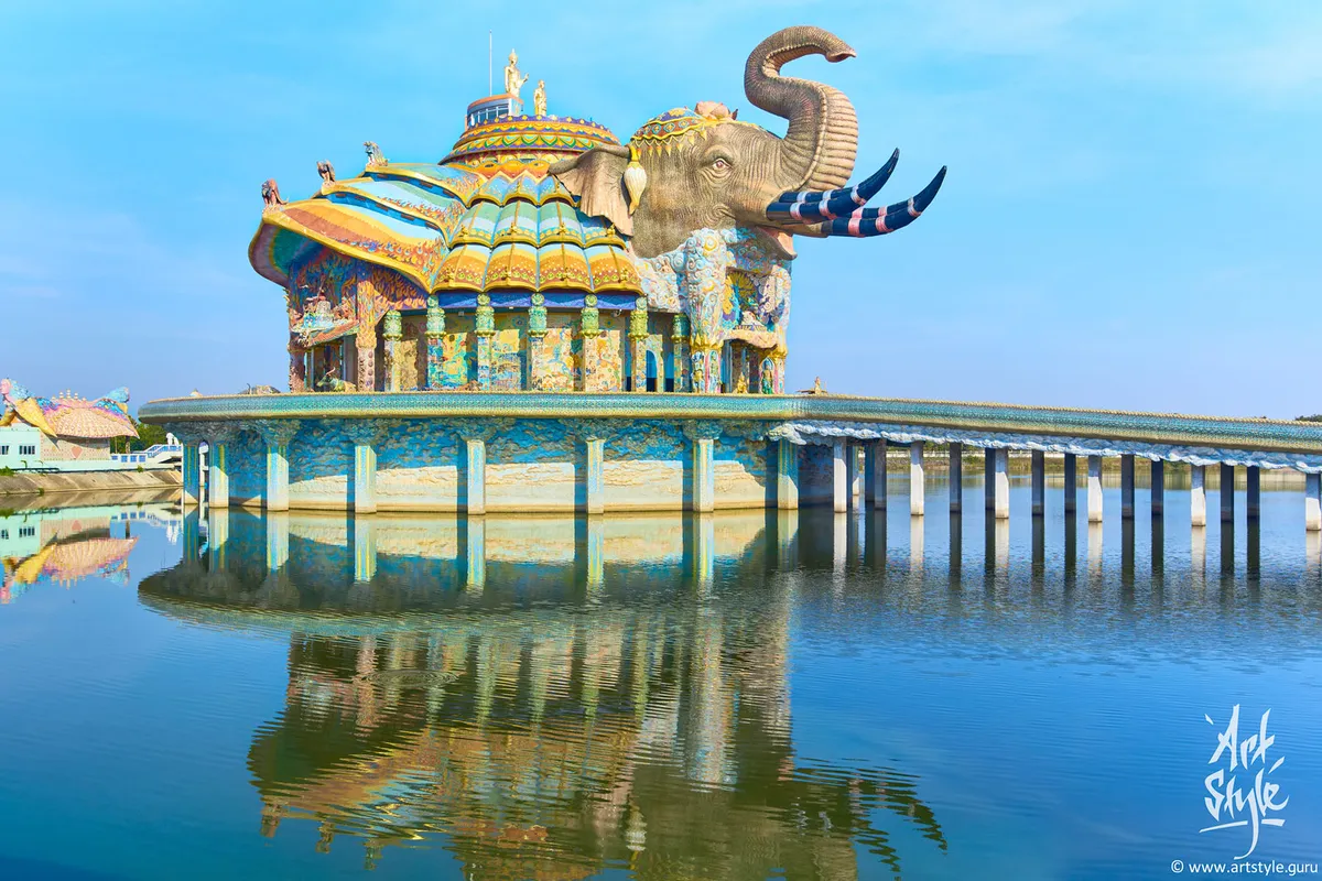 Wat Ban Rai (the Elephant Temple), Nakhon Ratchasima, Thailand.