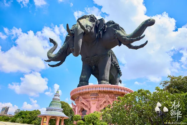 Erawan Temple-Museum, Bangkok, Thailand.