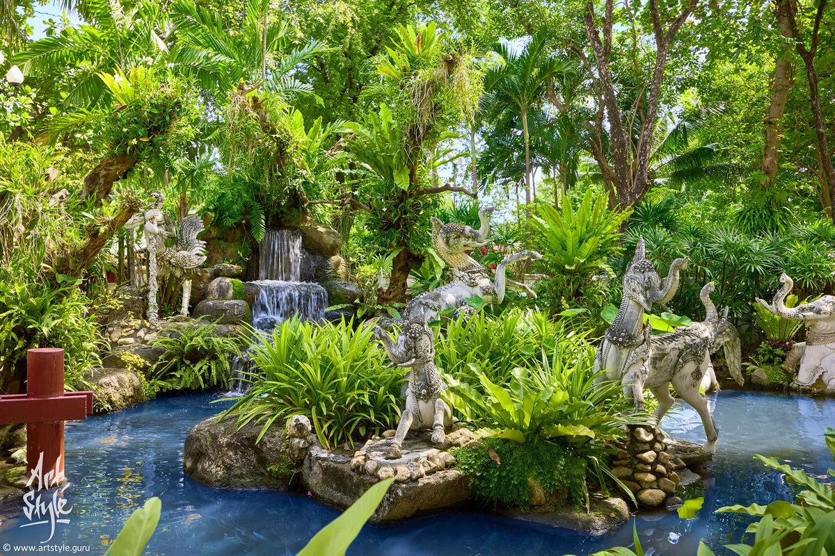 Erawan Temple-Museum, Bangkok, Thailand.
