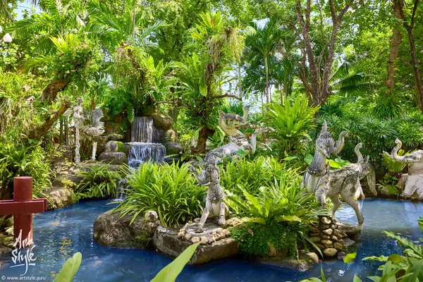 Erawan Temple-Museum, Bangkok, Thailand.